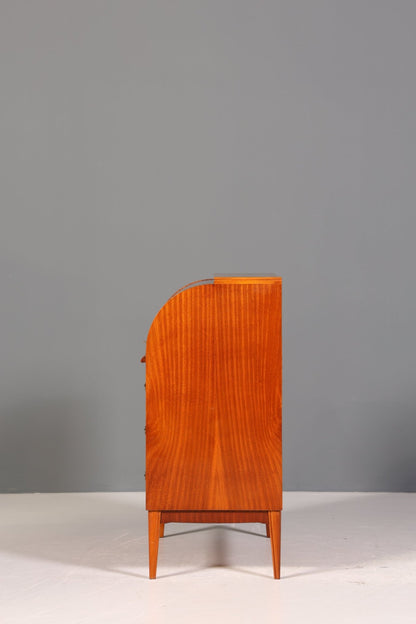 Wunderschöner Mid Century Rollladen Sekretär echt Holz Büro Schrank Vintage Schreibkommode