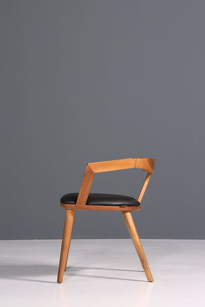 Wunderschöner Armlehnstuhl Nussbaum Echt Holz Nussbaum Esszimmer Stuhl Küchenstuhl Polsterstuhl