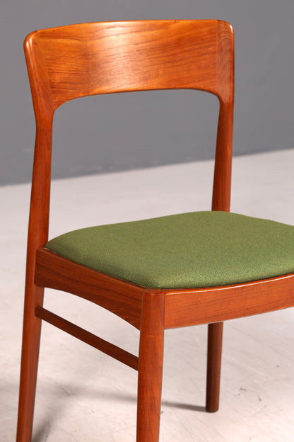 Mid Century Esszimmerstuhl Teakholz Henning Kjærnulf Korup Stolefabrik 60er Dänisch