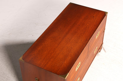 Wunderschöne Maritime Kommode Kemble Englisch Military Chest Schubladenkommode Wäschekommode 1 von 2