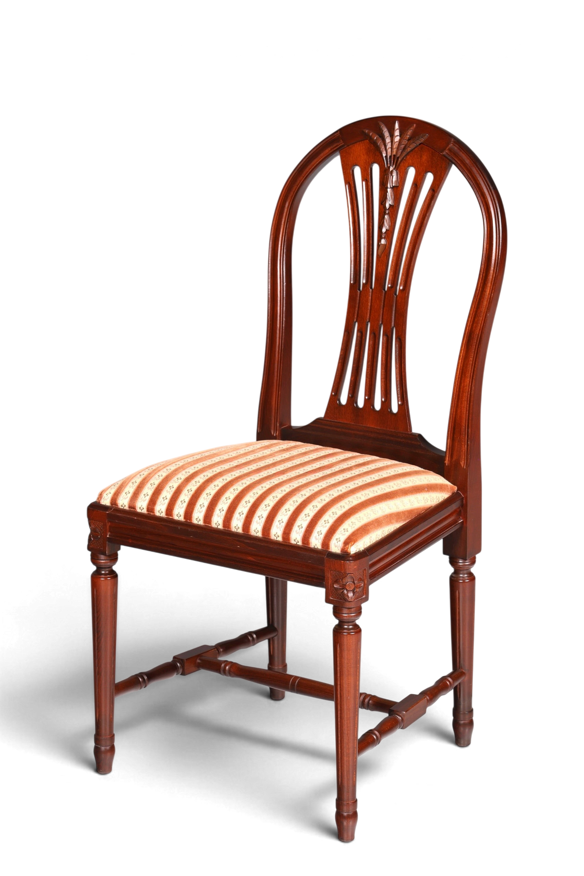 4x Edle Englische Stühle Englisch Dining Chairs Antik 60er Jahre Küchenstühle Stuhlset