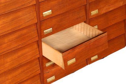 G116 Finish Wunderschöne Mid Century Kommode Vintage Bauhaus Apotheker Schrank Retro Schubladenkommode