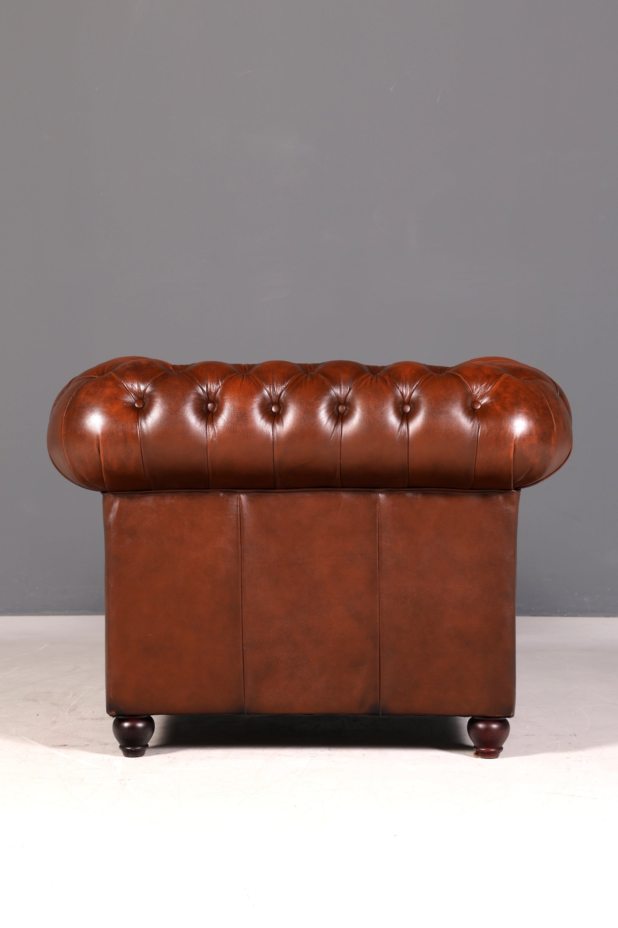 Wunderschöner Original Chesterfield Sessel Englische Leder Armlehnsessel "The Chesterfield Brand" Herrensessel
