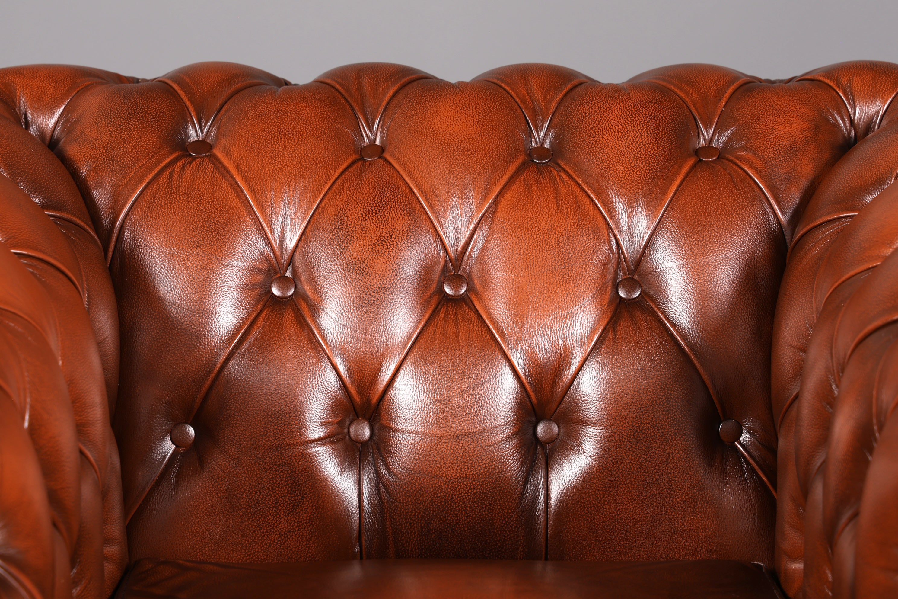 Wunderschöner Original Chesterfield Sessel Englische Leder Armlehnsessel "The Chesterfield Brand" Herrensessel