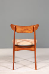 Stilvoller Original "Schiønning & Elgaard" Stuhl Mid Century Danish Teak Holz Esszimmer Stuhl Sekretär Stuhl 1 von 3
