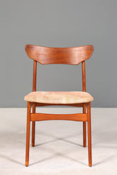 Stilvoller Original "Schiønning & Elgaard" Stuhl Mid Century Danish Teak Holz Esszimmer Stuhl Sekretär Stuhl 2 von 3