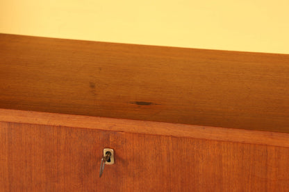 Wunderschöner Mid Century Schrank Vintage Highboard Sekretär Holz Regal Retro Vertiko 60s