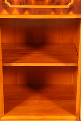 Traumhafte Englische Vitrine Bücherschrank Buffet Antik Stil Englisch Eibe Glasvitrine Bibliothek