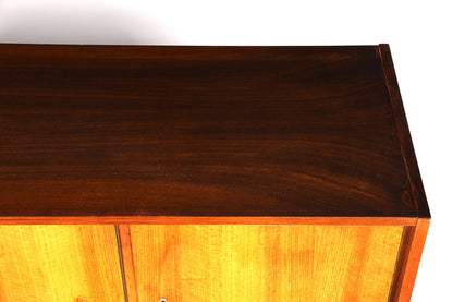 Schlichtes Mid Century Sideboard Vintage TV Kommode 60s Schrank Retro Longboard