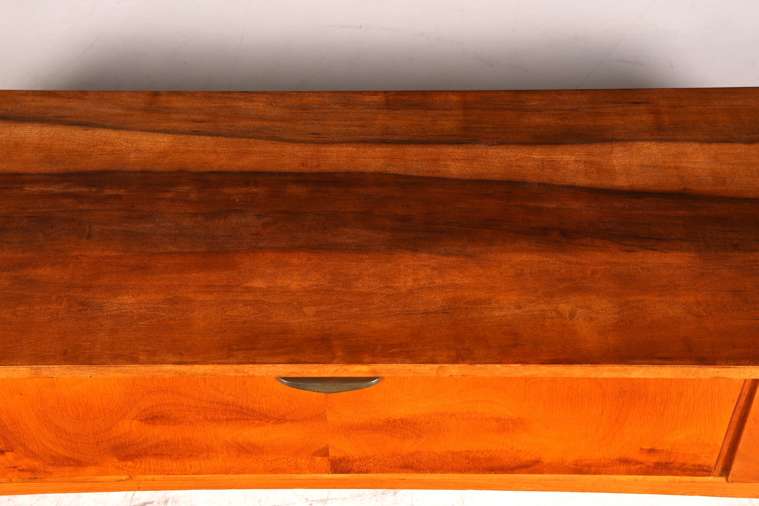 G134 Finish Mid Century Sideboard Vintage TV Kommode 60s Schrank Longboard Retro Lowboard