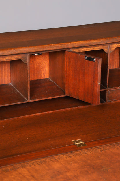 G799 Finish Wunderschöner Maritimer Sekretär Englisch Schreibkommode echt Holz Englischer echt Lederauflage Schreibtisch (Kopie)