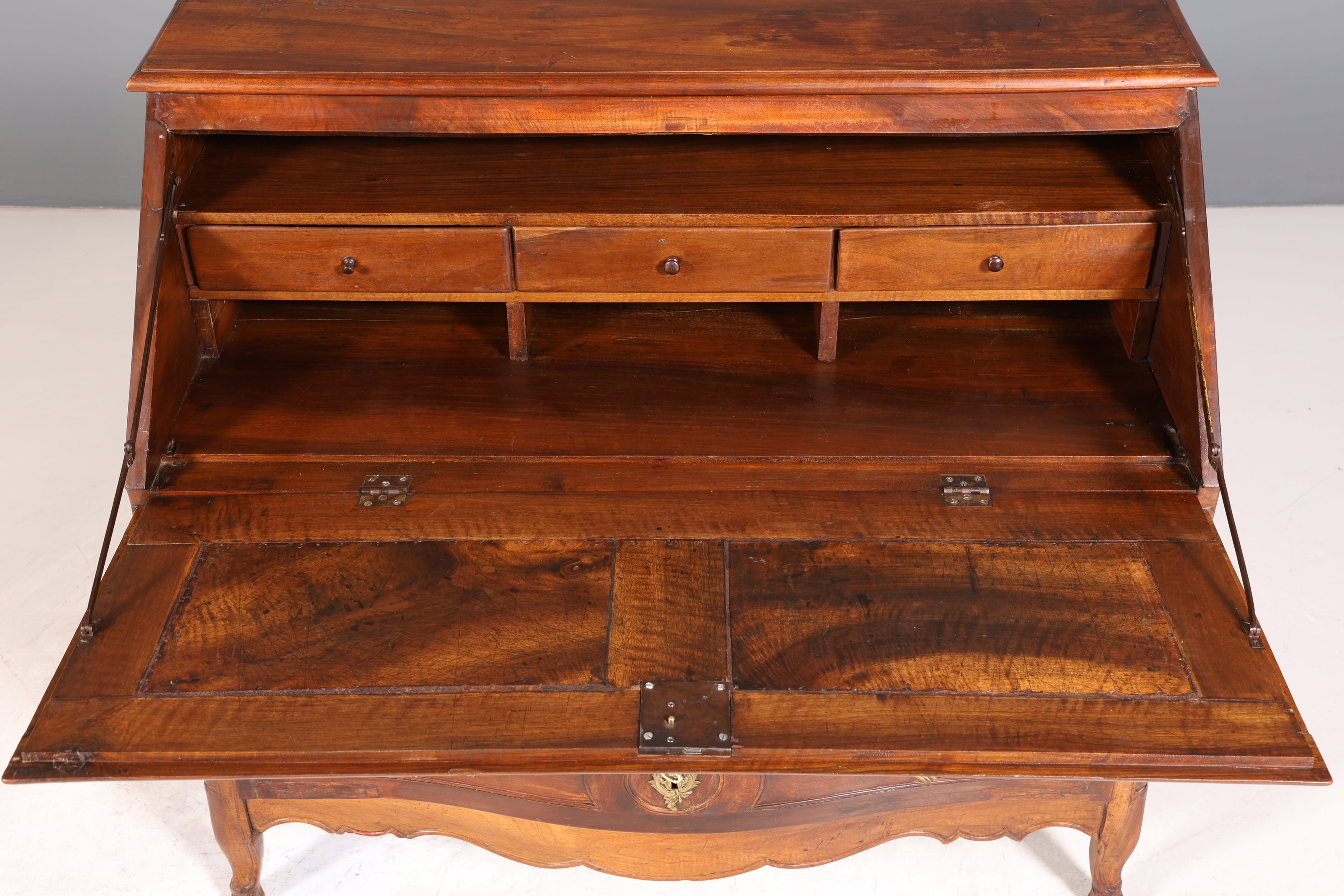 Beeindruckender Barock Sekretär Biedermeier Kommode um 1810 Louis Seize Schreibkommode Büroschrank