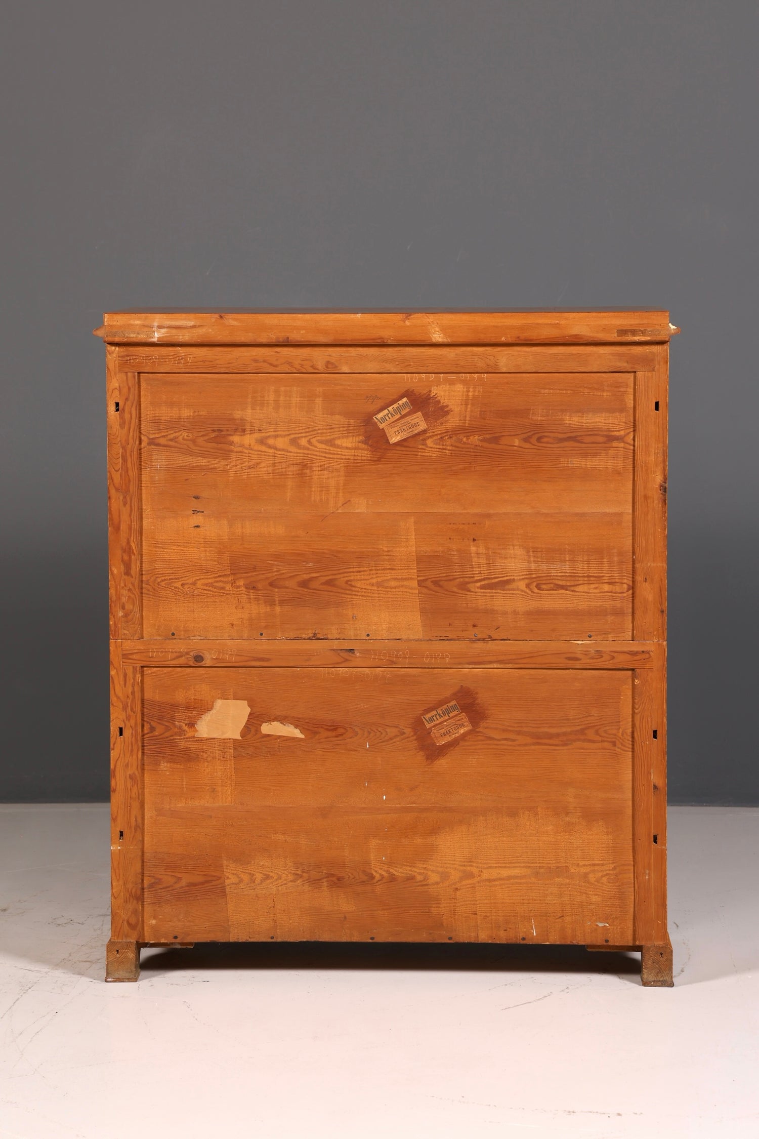 Beeindruckender Biedermeier Sekretär Vertiko Antik Kommode Office Schreibkommode Highboard