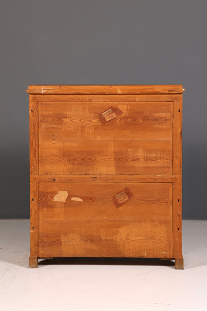 Beeindruckender Biedermeier Sekretär Vertiko Antik Kommode Office Schreibkommode Highboard