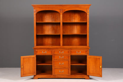 G144 Finish cm SELVA Wunderschönes Englisches Bücherregal Eibe Antik Regal Bookshelf Buchablage 60s