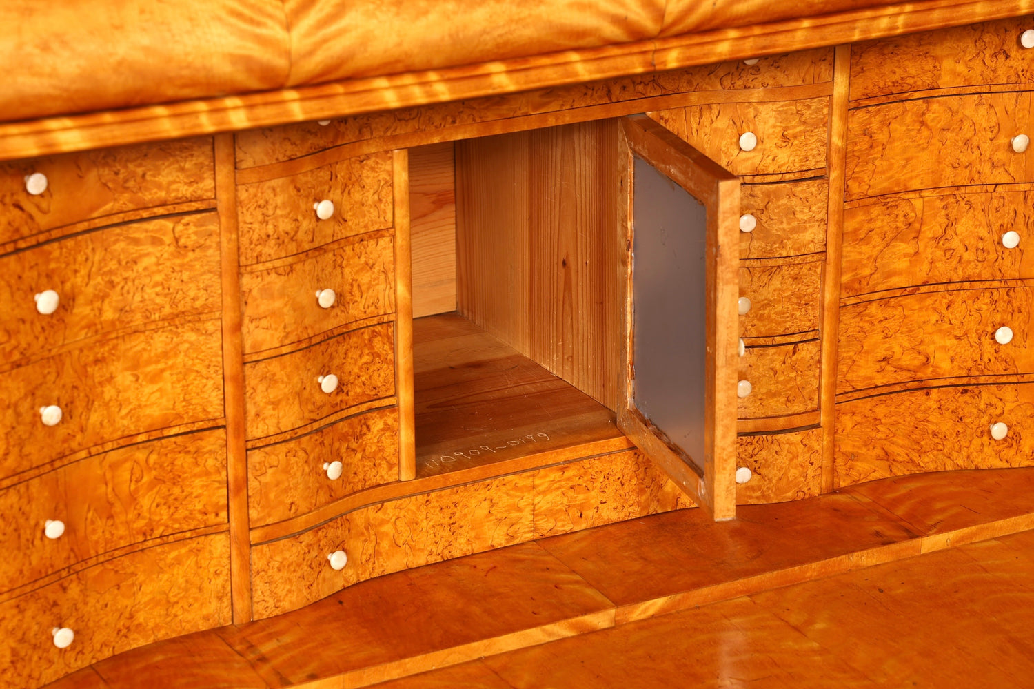Beeindruckender Biedermeier Sekretär Vertiko Antik Kommode Office Schreibkommode Highboard