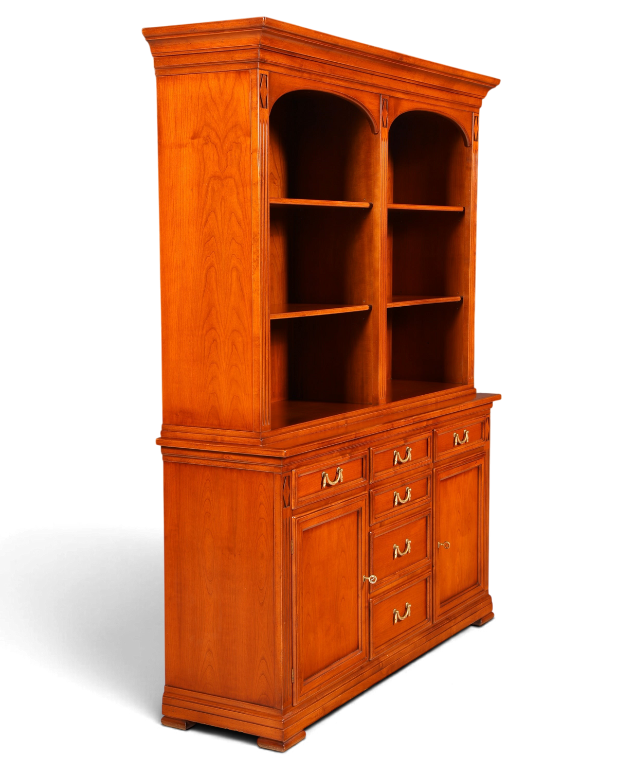 G144 Finish cm SELVA Wunderschönes Englisches Bücherregal Eibe Antik Regal Bookshelf Buchablage 60s