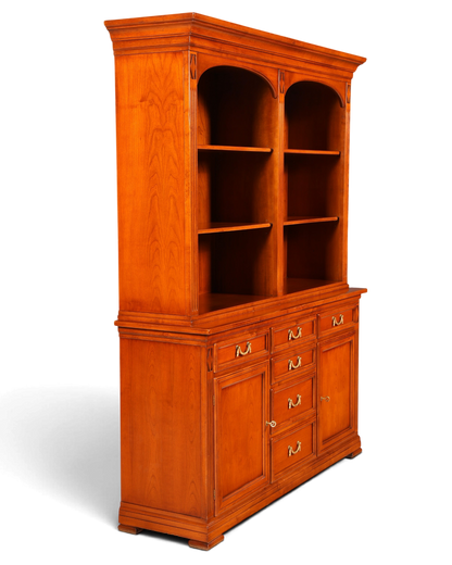 G144 Finish cm SELVA Wunderschönes Englisches Bücherregal Eibe Antik Regal Bookshelf Buchablage 60s