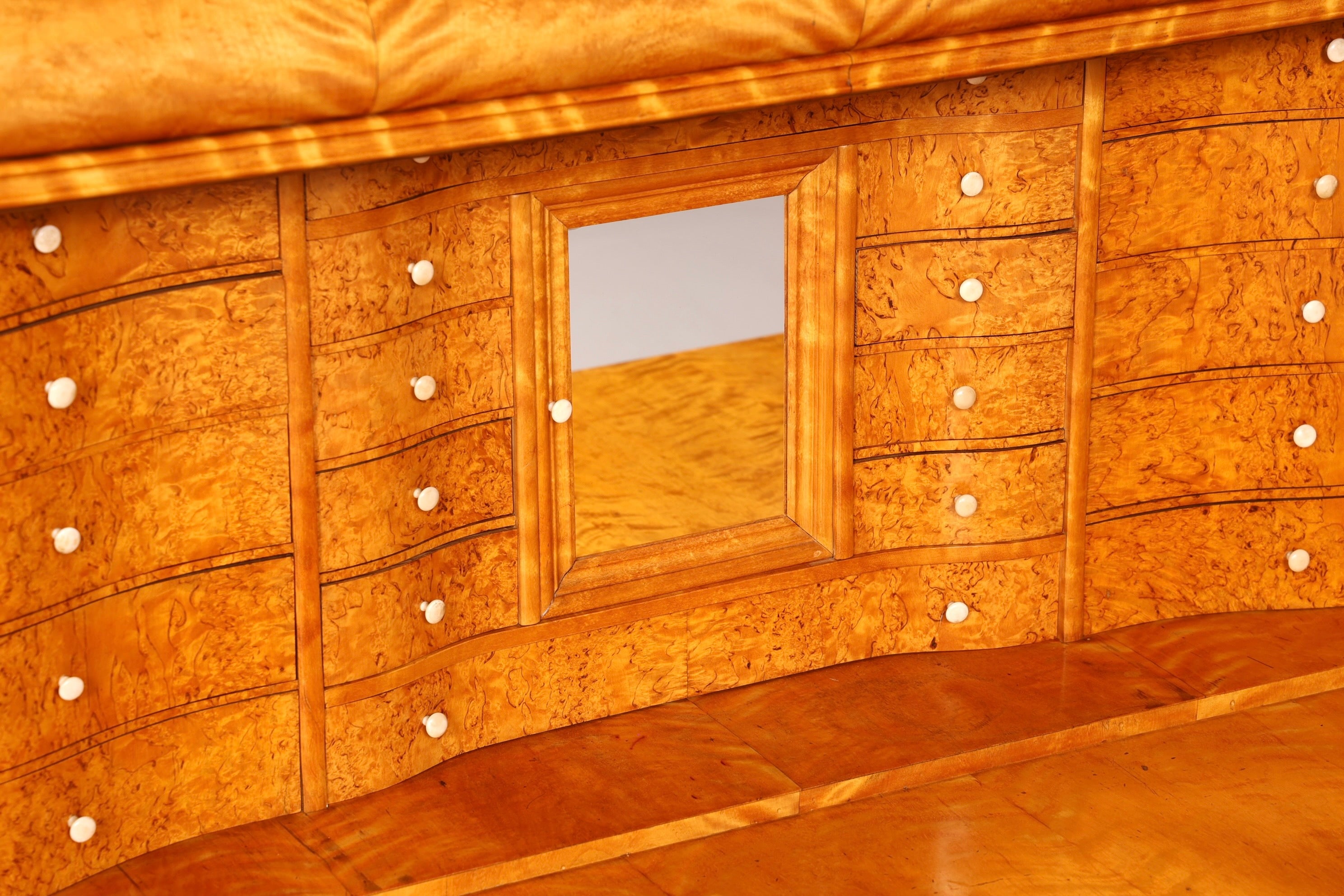 Beeindruckender Biedermeier Sekretär Vertiko Antik Kommode Office Schreibkommode Highboard