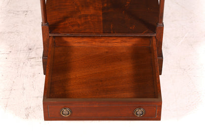 G145 Finish cm Traumhafter Englischer Tisch Couchtisch Englisch Antik Stil Mahagoni Ablagetisch Empire Stil Beistelltisch