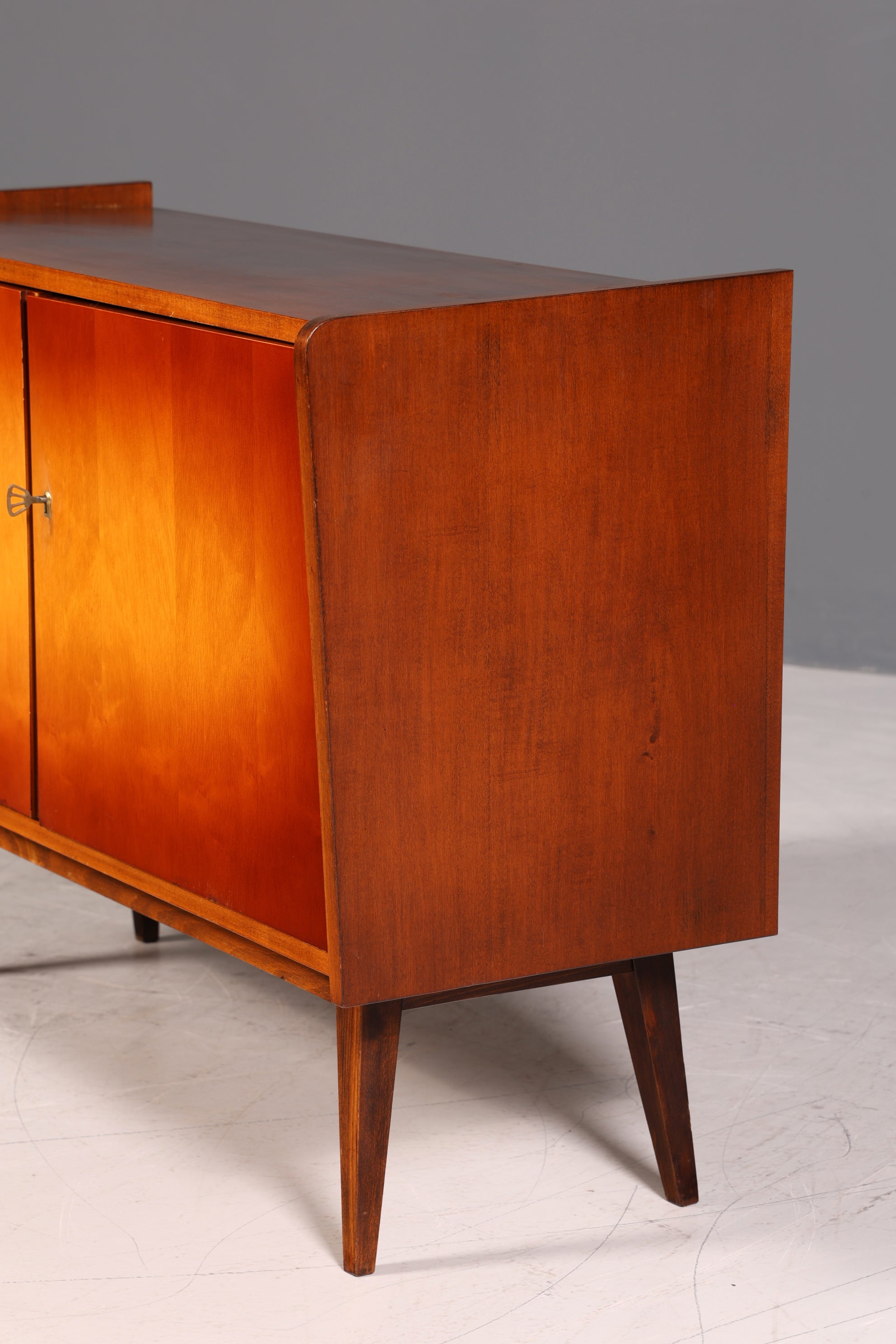 G147 Finish cm Wunderschöne Mid Century Kommode Vintage Schrank Retro Flur Kommode 60s Regal Sideboard