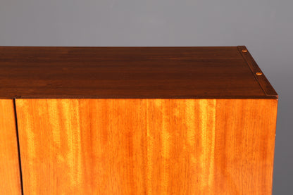 Traumhafter Mid Century Kleiderschrank Vintage Schrank Retro Wäscheschrank Dielenschrank 60s Holz