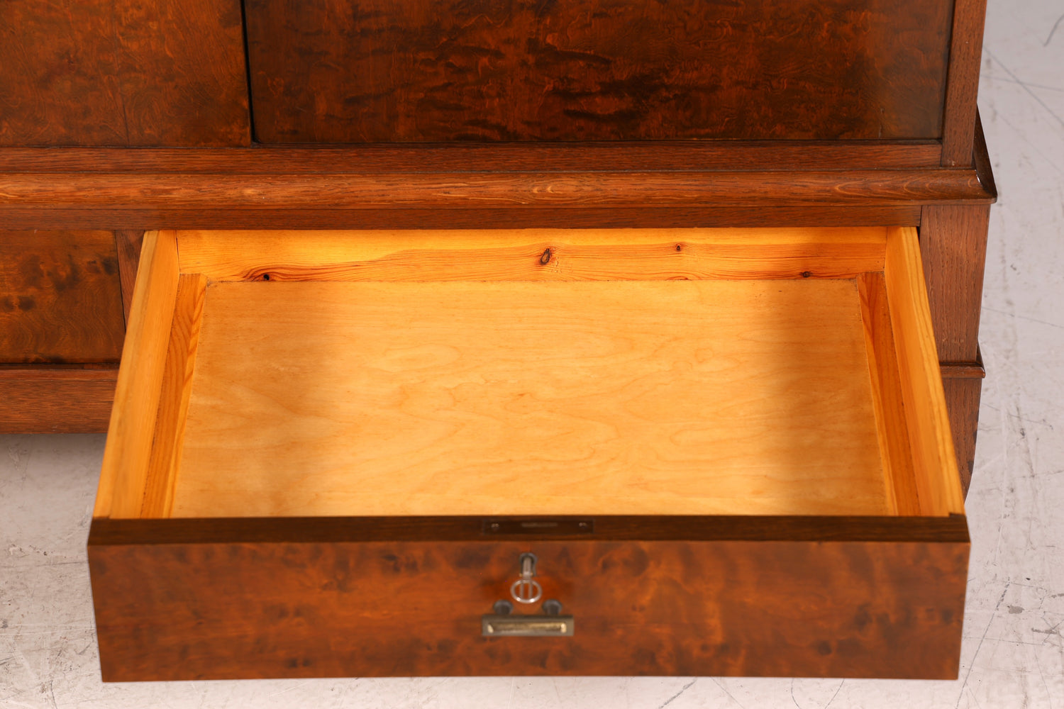 G149 Finish cm Stilvoller Original Art Deco Schrank Vertiko Sideboard um 1930 Highboard Kommode