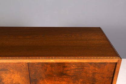 G149 Finish cm Stilvoller Original Art Deco Schrank Vertiko Sideboard um 1930 Highboard Kommode