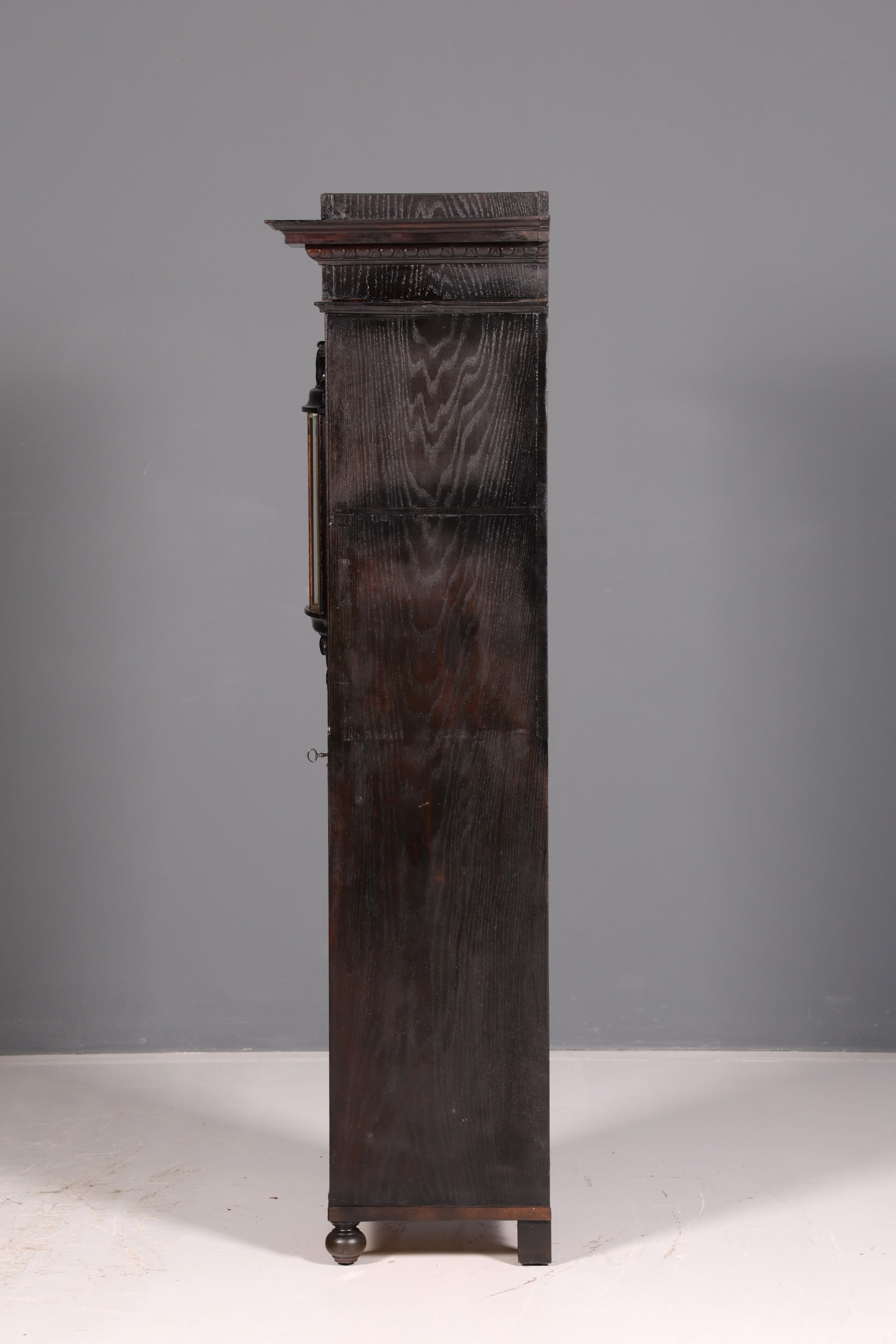 Prachtvolle Jugendstil Vitrine Antiker Bücherschrank Geschirrschrank Glasvitrine Schrank Antik 1 von 2
