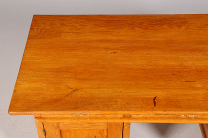 Traumhafter Jugendstil Schreibtisch Gründerzeit Bürotisch echt Holz Desk Office Table