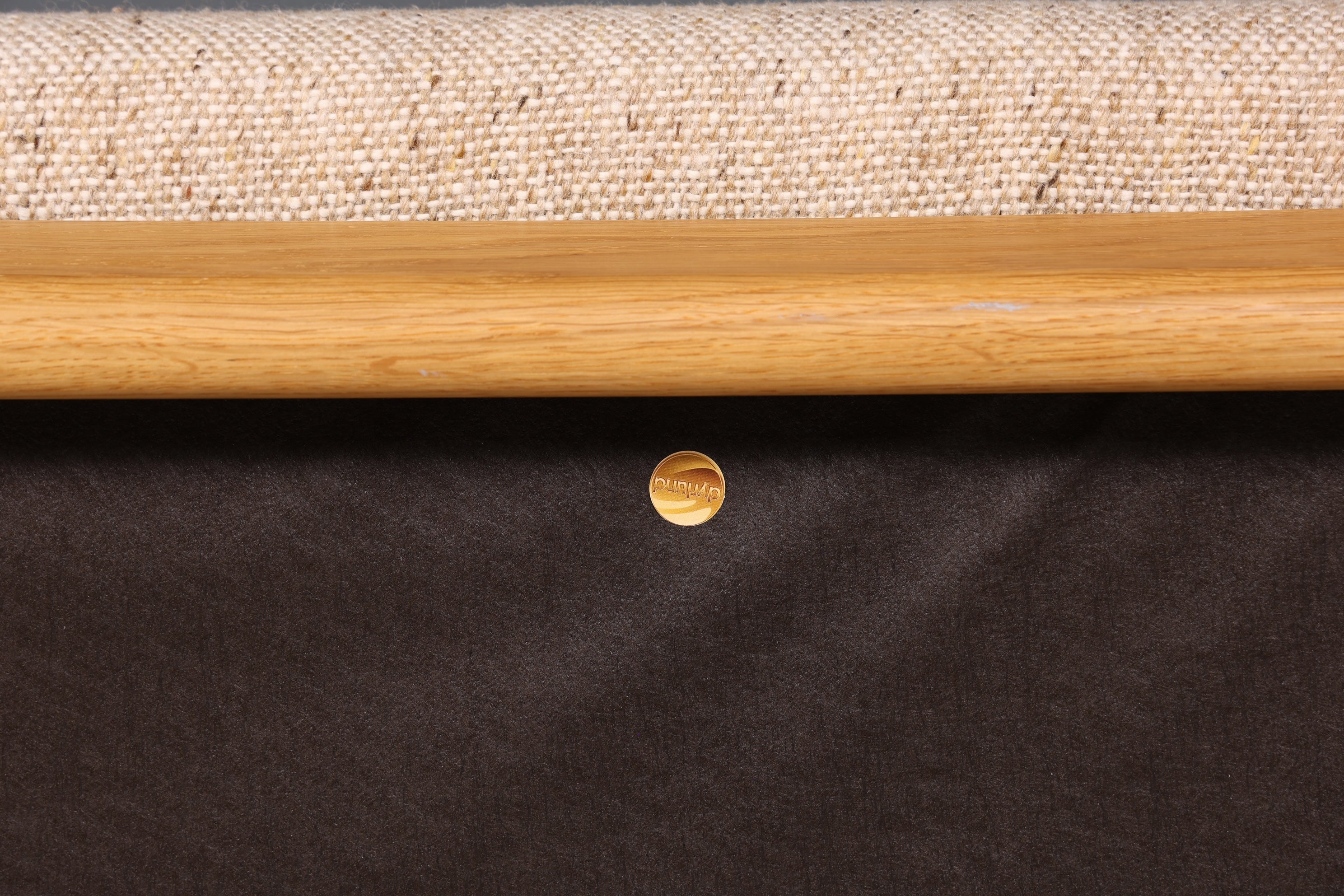 Wunderschönes Original Dyrlund Sofa Mid Century Couch echt Holz 3- Sitzer Canapé