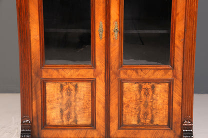Edler Gründerzeit Vitrine Schrank um 1880 Kleiderschrank Antik Louis Philippe Wäscheschrank
