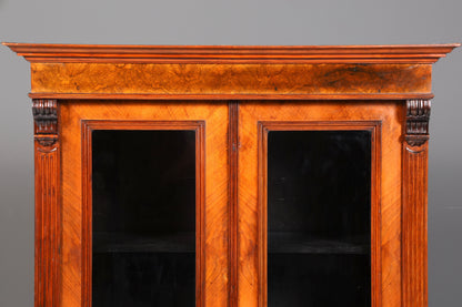 Edler Gründerzeit Vitrine Schrank um 1880 Kleiderschrank Antik Louis Philippe Wäscheschrank