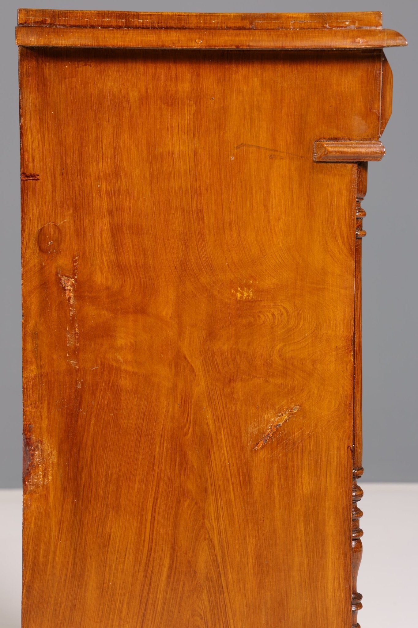 Edler Gründerzeit Sekretär Vertiko Highboard Louis Philippe Kommode um 1880