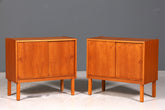 Traumhafter Mid Century Schrank Teak Holz Schiebetür Kommode Danish Design Sideboard 1 von 2