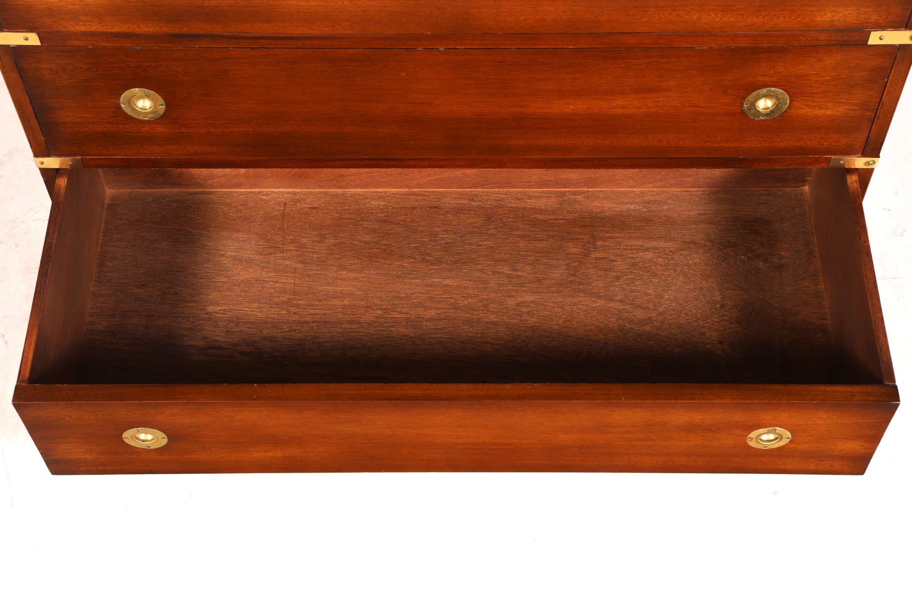 Wunderschöner Maritimer Sekretär Englisch Schreibkommode echt Holz Englischer echt Lederauflage Schreibtisch