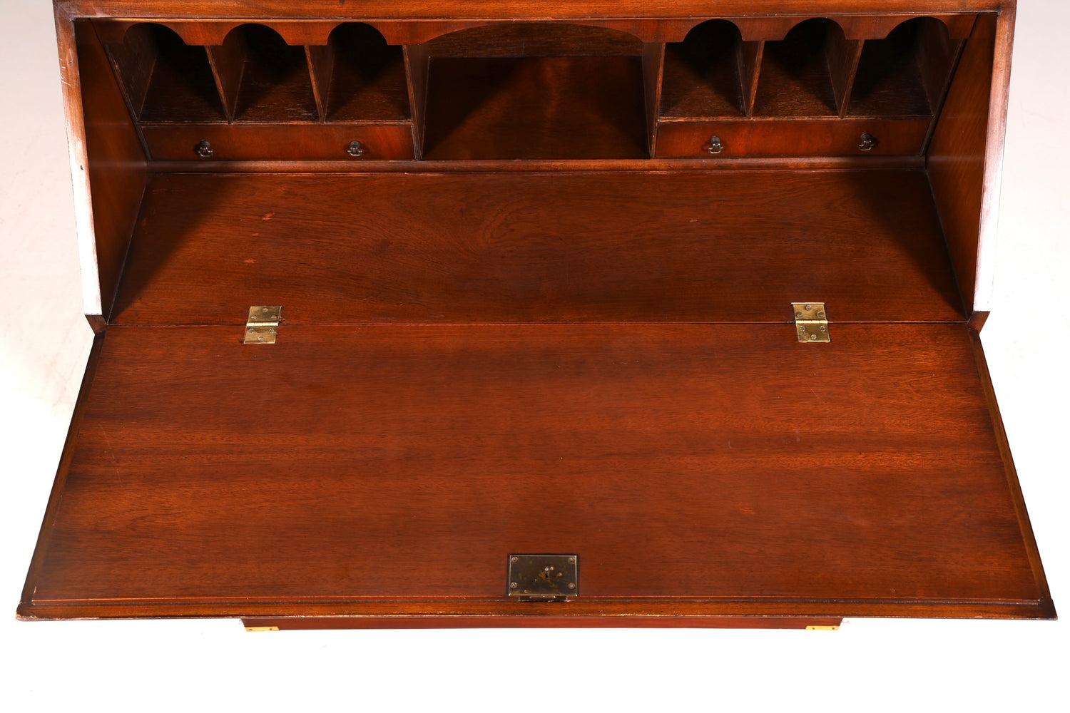 Wunderschöner Maritimer Sekretär Englisch Schreibkommode echt Holz Englischer echt Lederauflage Schreibtisch