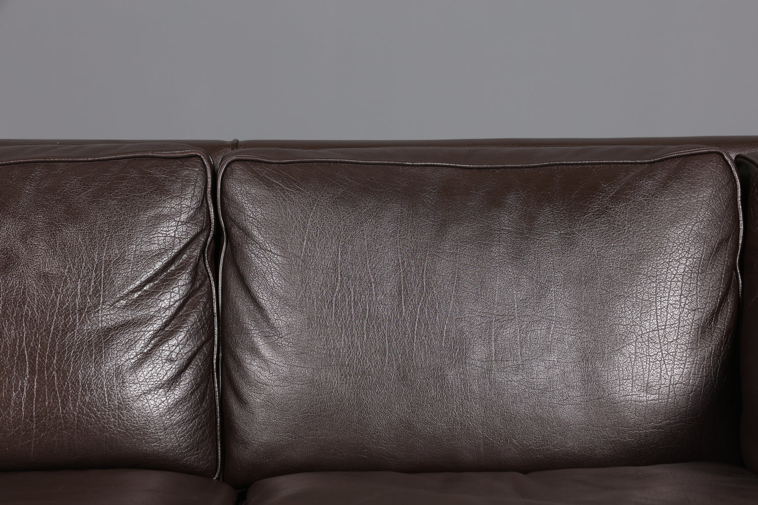 Wunderschönes Designer Børge Mogensen Sofa 3 Sitzer echt Leder Couch Modell 2213 Made in Denmark Canapé