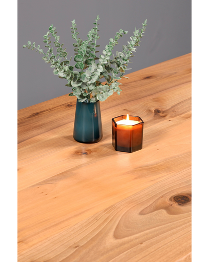 Traumhafter Nussbaum Tisch 260cm-95cm Esszimmer Tisch Baumkanten Platte Massiv Holz Küchentisch