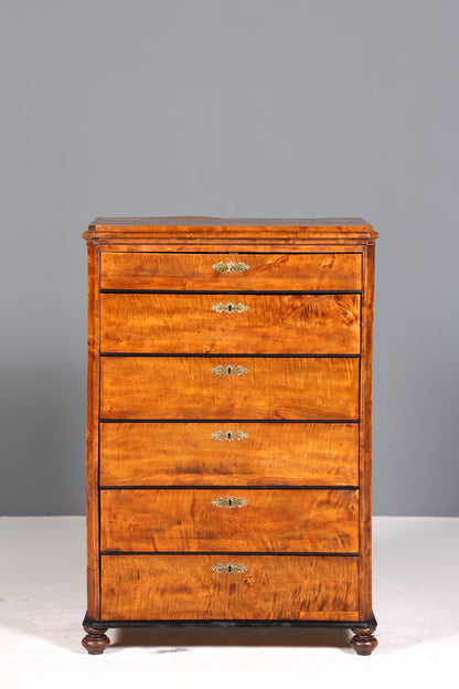 Wunderschöne Louis Philippe Kommode Gründerzeit Vertiko Schubladen Kommode um 1880