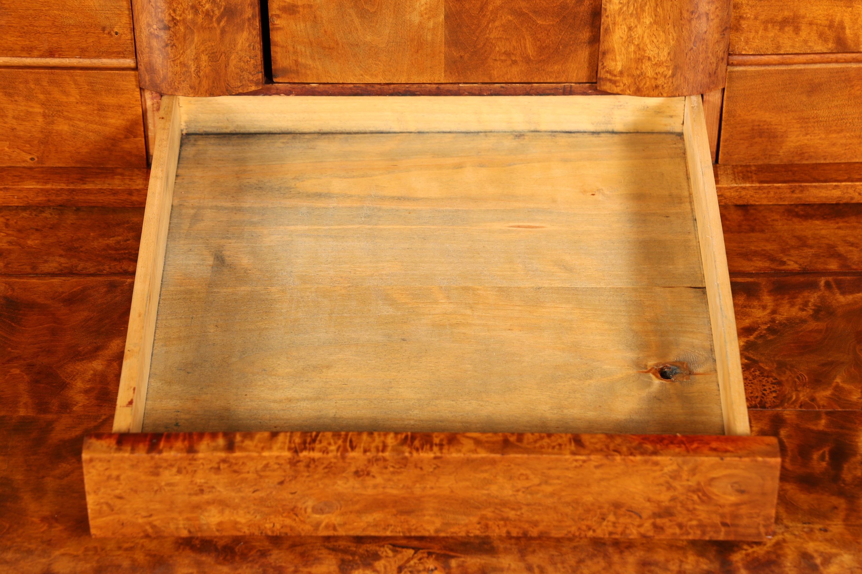 Edler Biedermeier Sekretär Vertiko Antik Kommode Louis Philippe Schreibkommode Schreibtisch