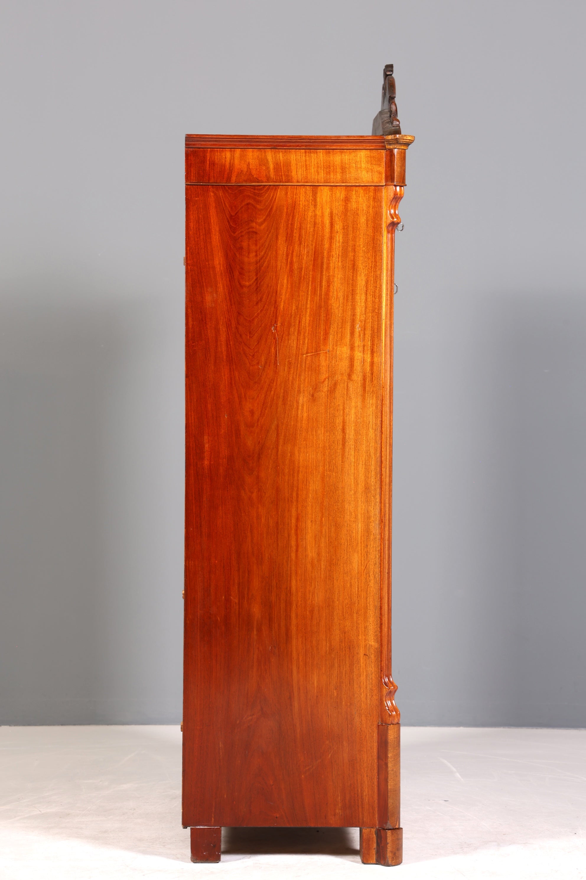 Beeindruckender Louis Philippe Sekretär um 1880 Gründerzeit Antik Schrank Chiffoniere