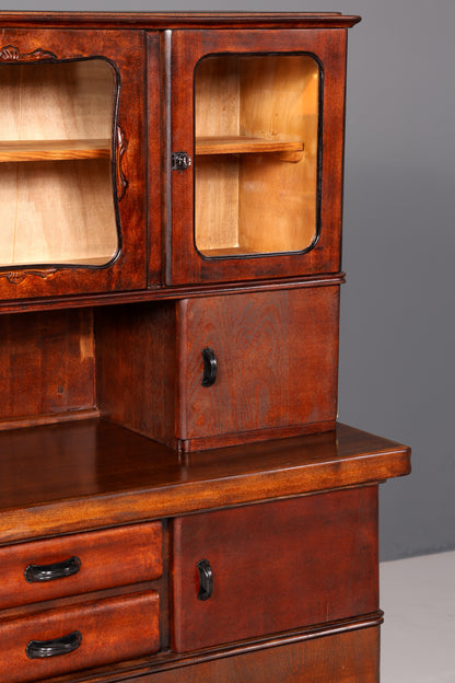 Wunderschöner Mid Century Küchenschrank Vintage Buffet Retro Anrichte 60er Jahre Schrank