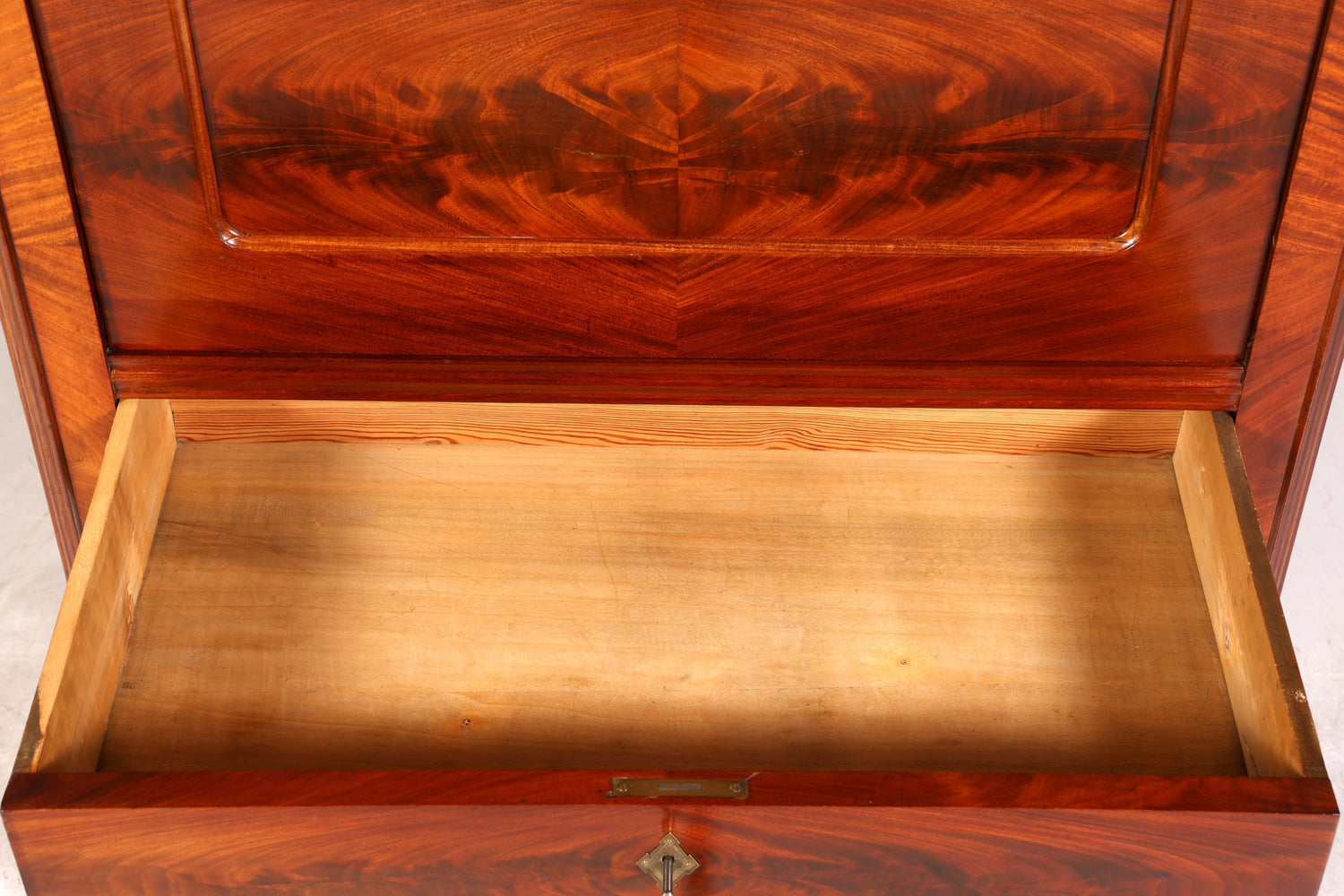 Beeindruckender Louis Philippe Sekretär um 1880 Gründerzeit Antik Schrank Chiffoniere