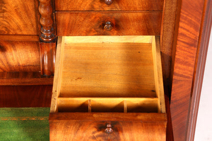 Beeindruckender Louis Philippe Sekretär um 1880 Gründerzeit Antik Schrank Chiffoniere