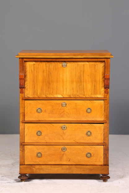 Wunderschöner Gründerzeit Sekretär Vertiko Highboard Louis Philippe Kommode um 1880
