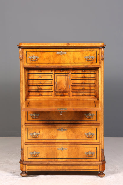 Traumhafter Gründerzeit Sekretär Vertiko Highboard Jugendstil Kommode Schrank um 1890