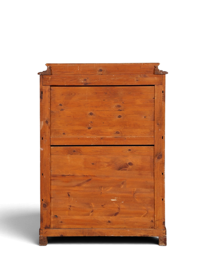 Stilvoller Gründerzeit Sekretär Vertiko Nussbaum Highboard Louis Philippe Kommode Sekretär Schrank um 1880