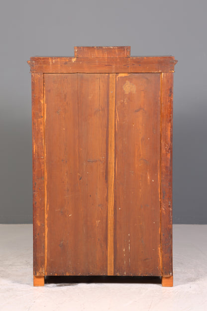 Stilvoller Louis Philippe Sekretär um 1880 Kommode Antik Biedermeier Stil Bürokommode