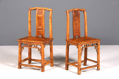 Wunderschöner Chinesischer Stuhl China Ming Stil Qing Dynastie Holzstuhl Asiatische Antik Sekretär Stuhl